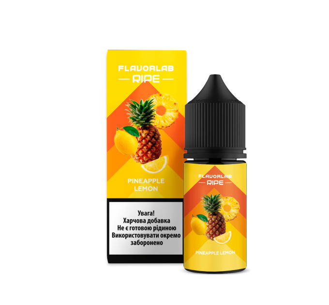Набор компонентов для самозамеса солевой Flavorlab Ripe 30 мл (Pineapple Lemon, Ананас с лимоном 0-50 мг) (19475)