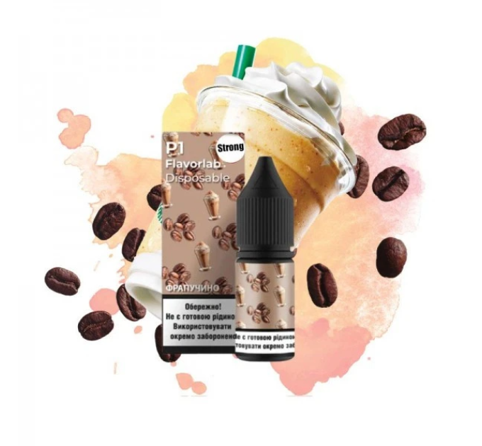 Набор компонентов для самозамеса солевой жидкости Flavorlab P1 10 мл (Frapuccino Фрапучино, 0-50 мг) (17917)