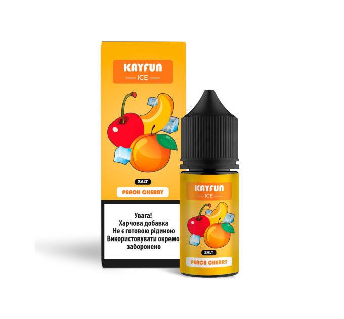 Набор компонентов для самозамеса солевой заправки Flavorlab Kayfun Ice 30 мл (Peach Cherry Персик Вишня, 0-50 мг) (18737)