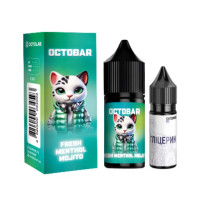 Набор компонентов для самозамеса солевой заправки Octobar NFT 30 мл (Fresh Menthol Mojito, Ментоловое мохито 0-50 мг)