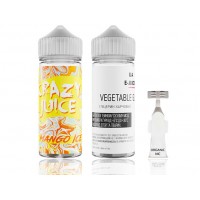 Набор заправки для самозамеса на органическом никотине Crazy Juice Mango Ice 120 мл 0-3 мг (Манго с прохладой)