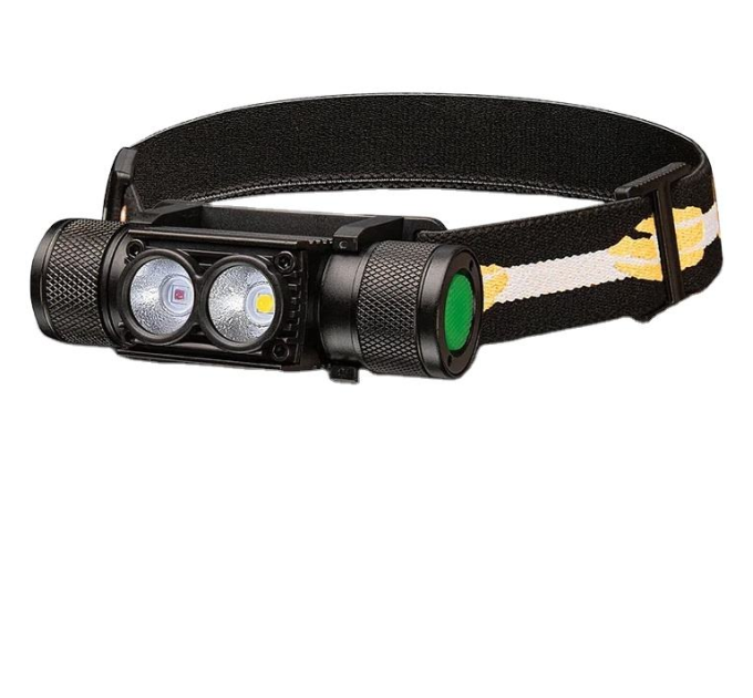 Налобный фонарик Sofirn H25LR аккумуляторный светодиодный фонарь с красным светом (Black) (19275)