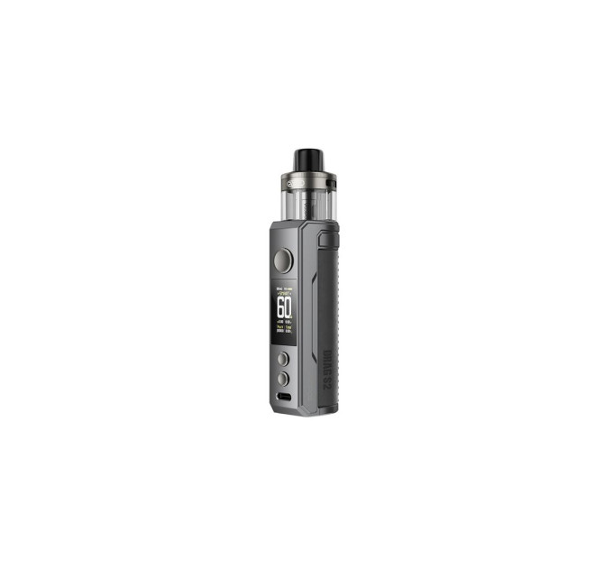 Под-система POD System VOOPOO Drag S2 60W Pod 2500mAh 5ml DTL Version Original Kit (Gray Metal) (17713)