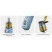 Под-система VOOPOO Doric E Pod 1500mAh 3ml Оригінальний комплект (Циан) (15828)