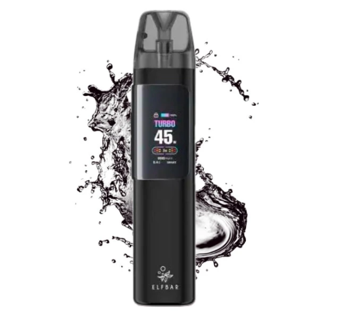 Под-система электронная сигарета Elf Bar ELFX Pro 45W Pod 1200mAh 3ml Original Kit (Black) (17864)