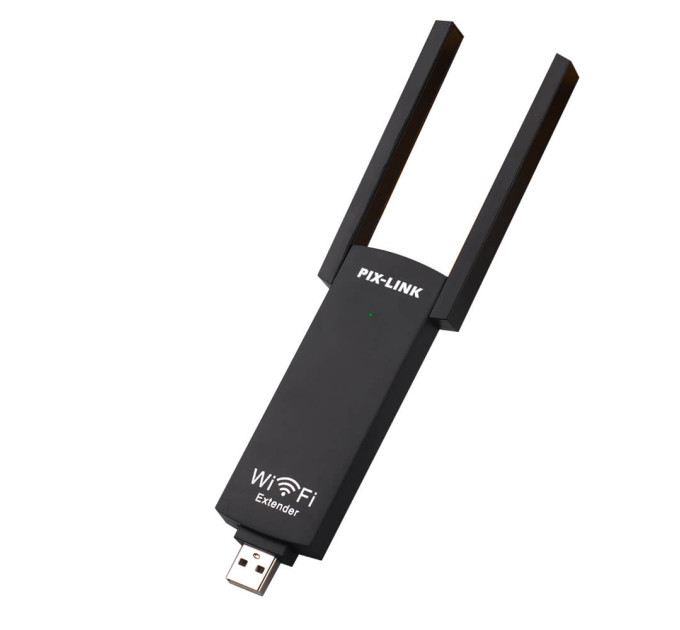 Ретранслятор Wi-Fi PIX-LINK LV-UE02 репитер, усилитель сигнала (Black) (17609)