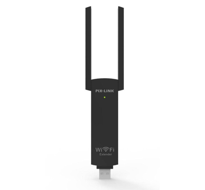 Ретранслятор Wi-Fi PIX-LINK LV-UE02 репитер, усилитель сигнала (Black) (17609)