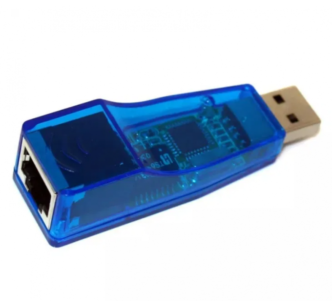 Сетевой адаптер переходник PIX-LINK USB LAN 001 сетевая карта (Blue) (16157)