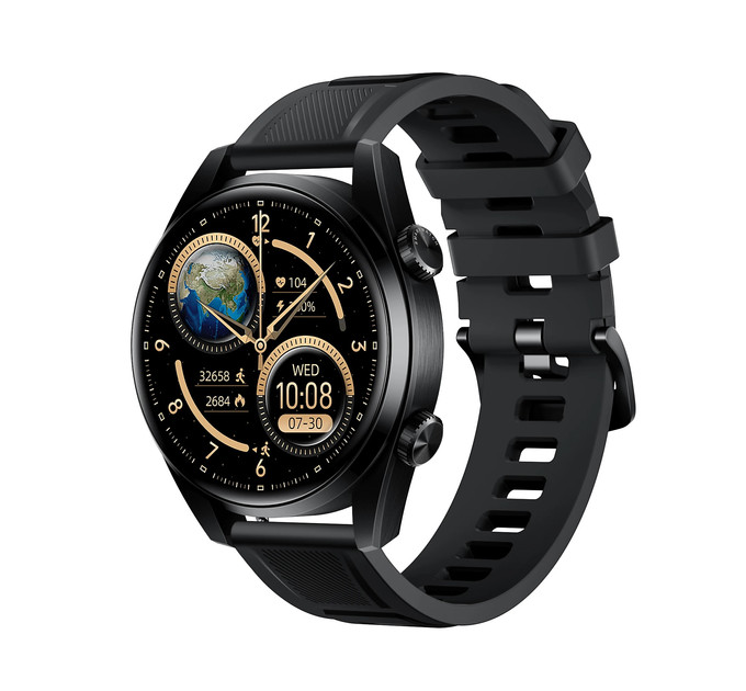 Смарт-часы LEMFO WS-11 Original силиконовый ремешок (Black Black) (16349)