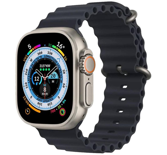 Смарт-часы Smart Watch H10 Ultra набор с 4-ма ремешками (Black) (17642)
