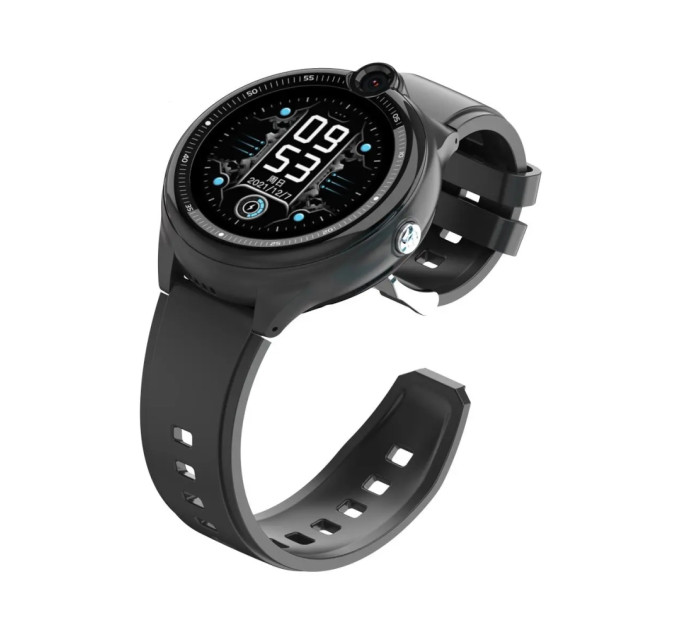 Смарт-часы детские с видеозвонком Wonlex KT26 Original WI-FI GPS SIM-карта (Black) (18343)