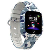 Смарт часы-телефон детские Wonlex KT22S 4G камера прослушка геозона WI-FI GPS SIM Original (Grey)