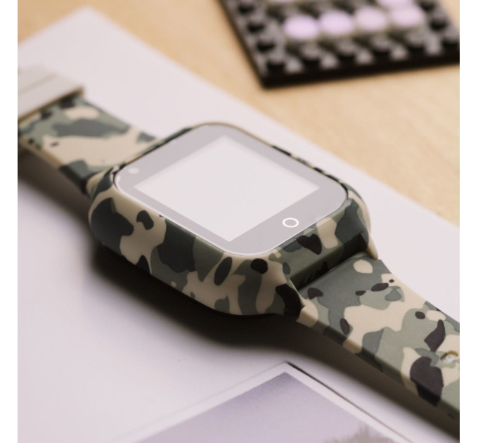 Смарт часы-телефон детские Wonlex KT22S 4G камера прослушка геозона WI-FI GPS SIM Original (Grey) (17001)