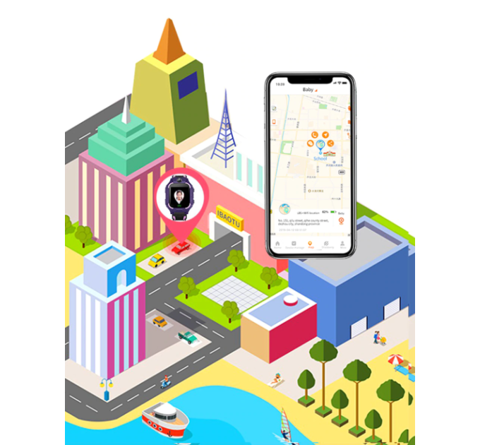 Смарт часы-телефон детские Wonlex KT22S 4G камера прослушка геозона WI-FI GPS SIM Original (Grey) (17001)