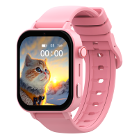 Смарт часы-телефон детские Wonlex KT36 Original с видеозвонком WI-FI GPS SIM-карта (Pink)