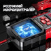 Тестер автомобильных аккумуляторов Foxsur FBT-300 цифровой анализатор батарей 12V/24V, 3-200Ah (Red) (19444)