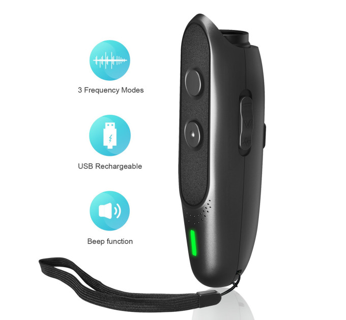Ультразвуковой отпугиватель собак Ultrasonic PU30 (Black) (17080)