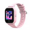 Умные детские смарт часы-телефон Wonlex KT24 Original 4G камера прослушка геозона WI-FI GPS SIM (Pink) (17008)