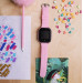 Умные детские смарт часы-телефон Wonlex KT24 Original 4G камера прослушка геозона WI-FI GPS SIM (Pink) (17008)