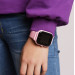 Умные детские смарт часы-телефон Wonlex KT24 Original 4G камера прослушка геозона WI-FI GPS SIM (Pink) (17008)