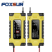Зарядное устройство автомобильное 12V/24V Foxsur FBC122410E Автоматическое импульсное с функцией восстановления (Yellow) (19432)