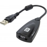 Звуковая карта 7.1 USB QTS-008 (Black)