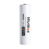 Аккумулятор 18650 Wurkkos 3000 mAh литий-ионный Li-Ion для мощных фонариков 3,6V Выпуклый плюс (19298)