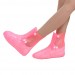 Бахилы на обувь резиновые от воды и грязи Lesko SB-108 2XL 42-43 (Pink) (15020)