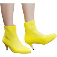 Бахилы на обувь резиновые под каблук 907 (Yellow)