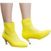 Бахилы на обувь резиновые под каблук 907 (Yellow) (17559)