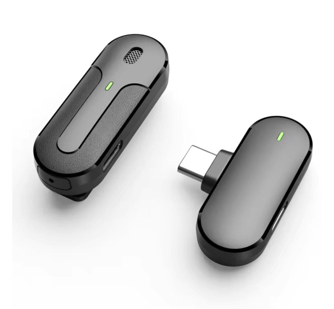 Беспроводной петличный микрофон K81 Type-C профессиональная петличка с шумоподавлением и кейсом (Black) (17800)