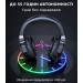 Беспроводные игровые наушники Onikuma B15 RGB Bluetooth гарнитура с микрофоном и RGB (Black) (19659)