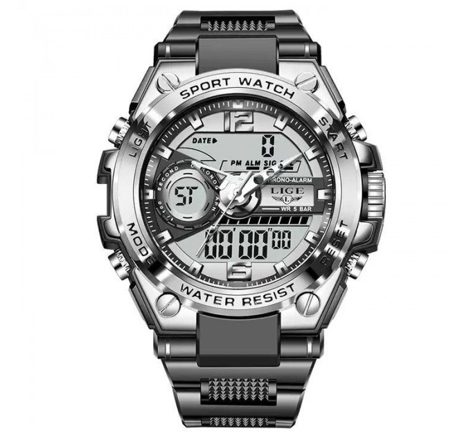 Часы Lige Sport LG8922 Original (Silver) (15250)