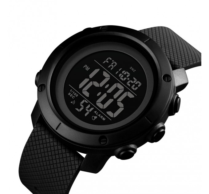 Годинник наручний Skmei 1426 Original (Black - Black ABS, 1426BKBK)