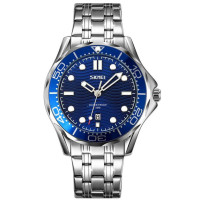 Часы наручные Skmei 9276 (Silver Blue steel strap, 9276SSIBU)