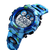 Часы наручные детские Skmei 1547 Original (Camouflage Light Blue, 1547CMLTBU)