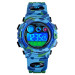 Часы наручные детские Skmei 1547 Original (Camouflage Light Blue, 1547CMLTBU) (17147)