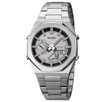 Часы наручные мужские Skmei 1816 (Silver White, 1816SIWT)