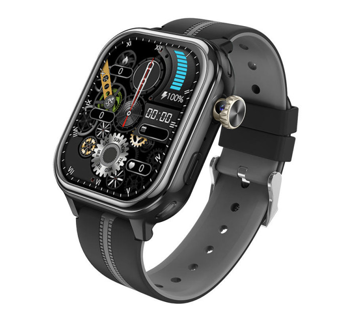 Детские смарт-часы Wonlex KT39 Original часы-телефон с видеозвонком GPS WI-FI и SIM-картой (Black) (19136)