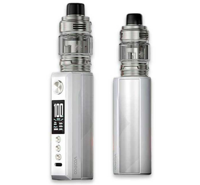 Электронная сигарета VOOPOO DRAG M100S 100W with Uforce-L Tank 5.5ml Original Kit (Peal White) (16633)