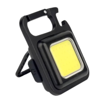 Фонарик брелок з карабіном і відкривачкою HiSmart (Black)