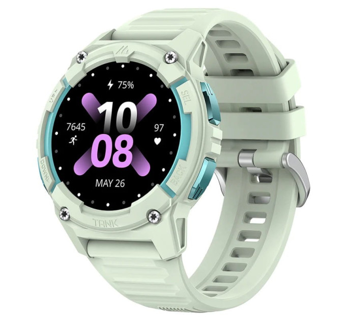 Женские смарт-часы Kospet Tank S2 с GPS Original (Green) (16982)