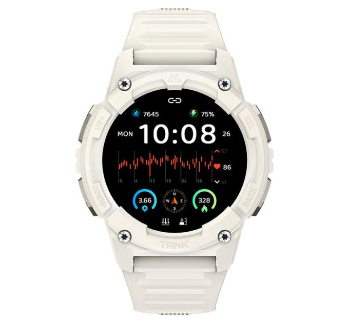 Женские смарт-часы Kospet Tank S2 с GPS Original (White) (16980)