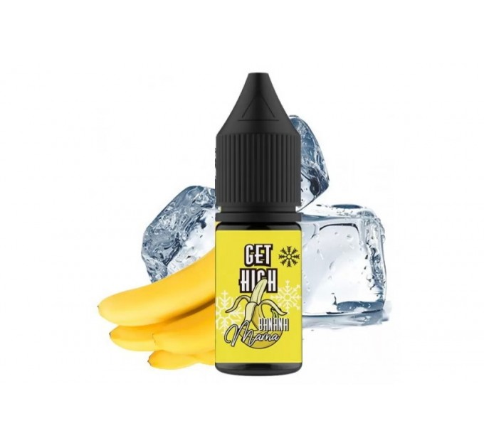 Рідина для POD систем Black Triangle Get High Salt Banana Mama 10 мл 50 мг (Холодний банан)