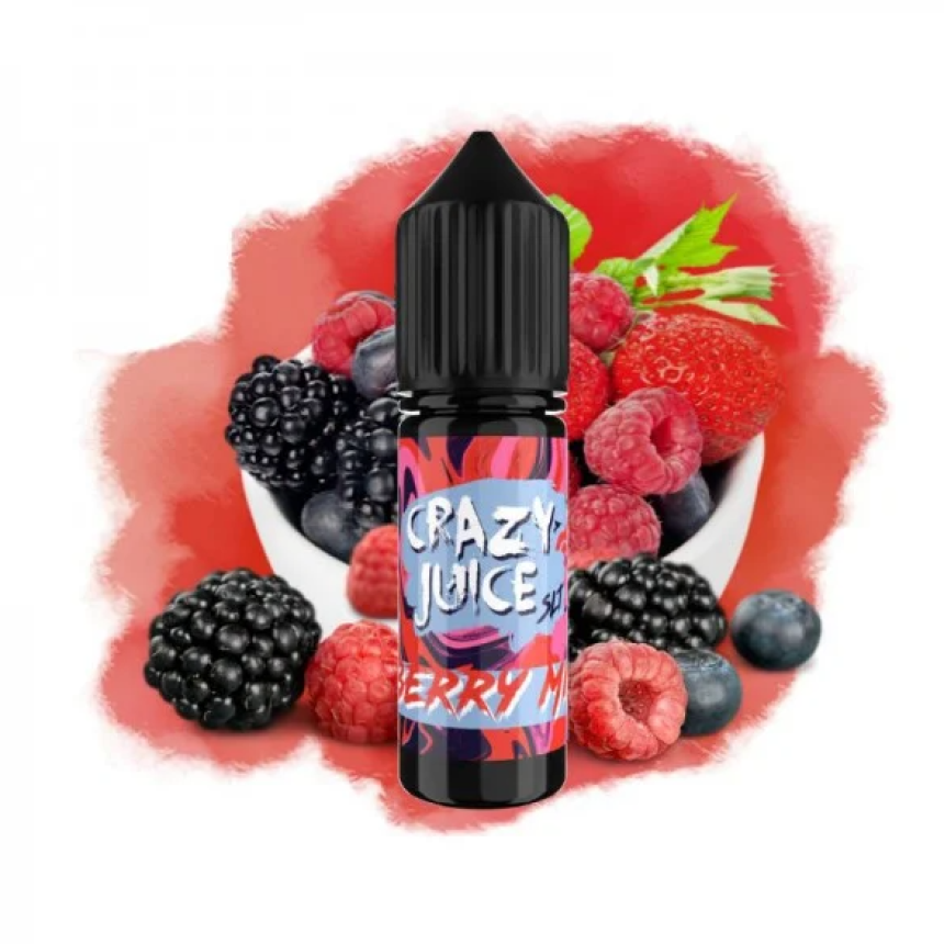 Рідина для POD систем Crazy Juice Berry Mix 15 мл 30 мг (Лісові