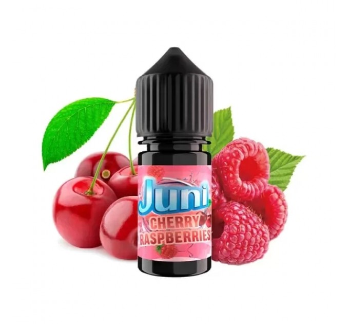 Рідина для POD систем Juni Cherry Raspberry 30 мл 30 мг (Вишня Малина Холод)