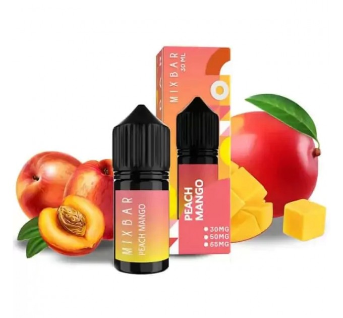 Жидкость для POD систем Mix Bar Peach Mango 30 мл 30 мг (Персик манго)