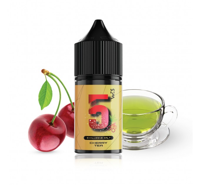 Жидкость на солевом никотине WES Gold 30 мл 25 мг, Cherry Tea (Вишневый чай) (15323)
