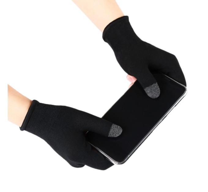 Игровые перчатки для игры на телефоне Memo GG02 Original (Black) (18548)