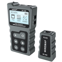 Многофункциональный кабельный тестер Noyafa NF-488 функция PoE Ping для RJ45, DC